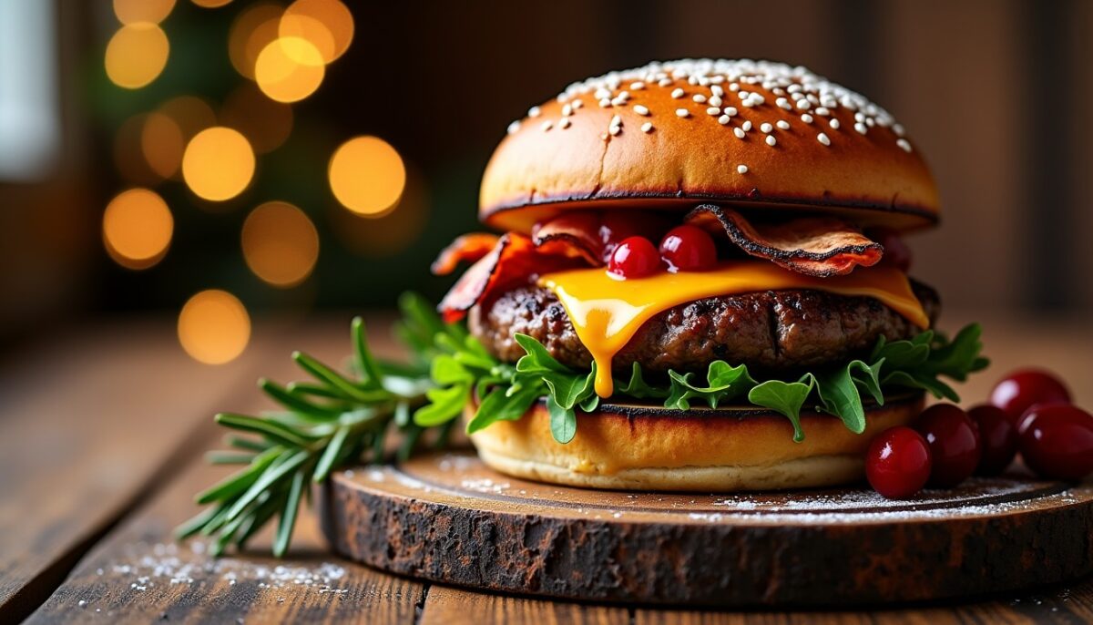 Recette et Conseils pour un Burger de Noël Plein de Gourmandise