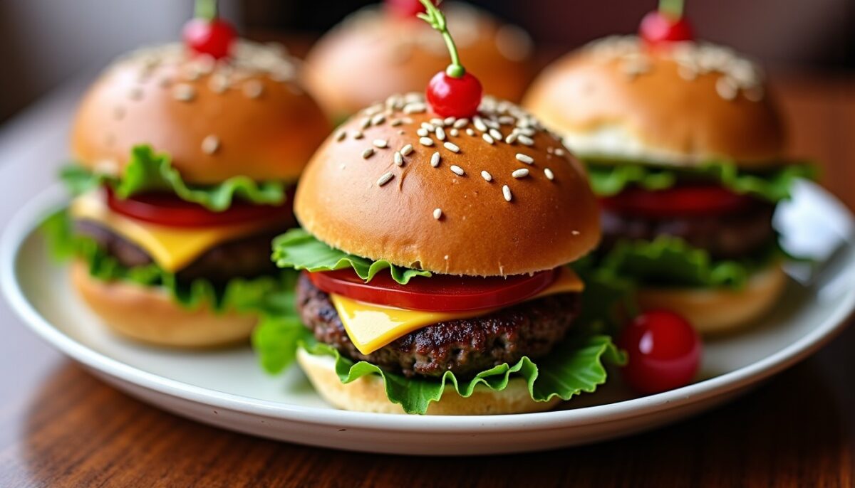 Inspirez vos mini burgers apéro : idées de garnitures festives pour Noël
