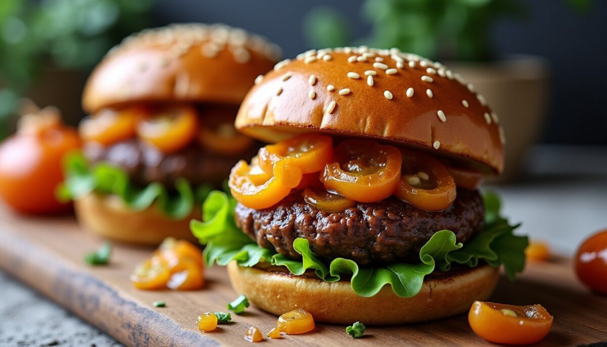 Oignons caramélisés exquis pour burger : la recette idéale à maîtriser