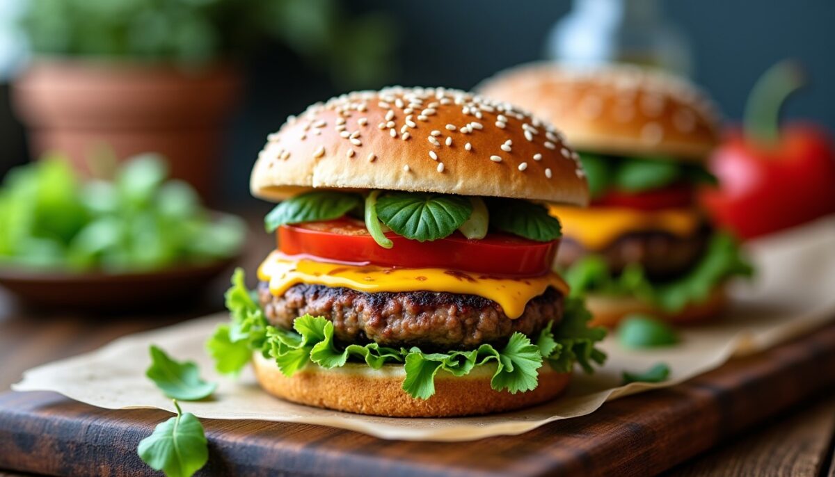Burger au poulet et avocat : une alliance gourmande et saine pour vos repas