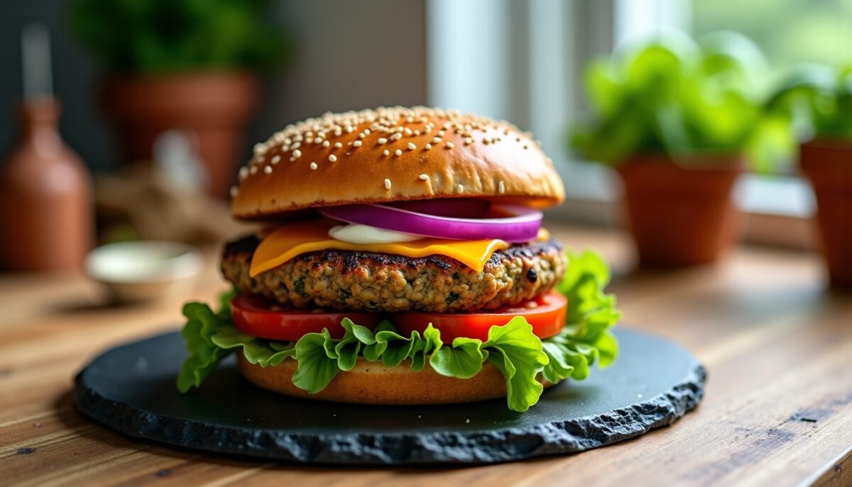 Délices Végétariens : Recettes Faciles et Savoureuses de Burgers Gourmands