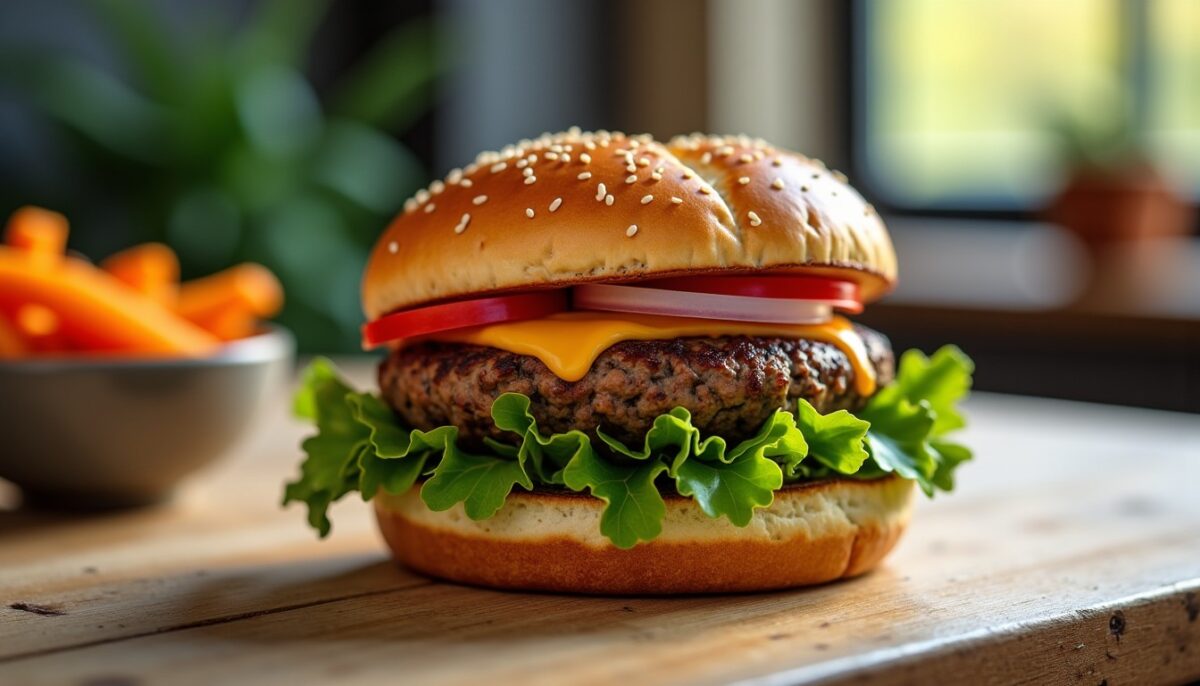 Délices sans viande : recettes de burgers aux légumineuses, champignons, fromages et alternatives véganes
