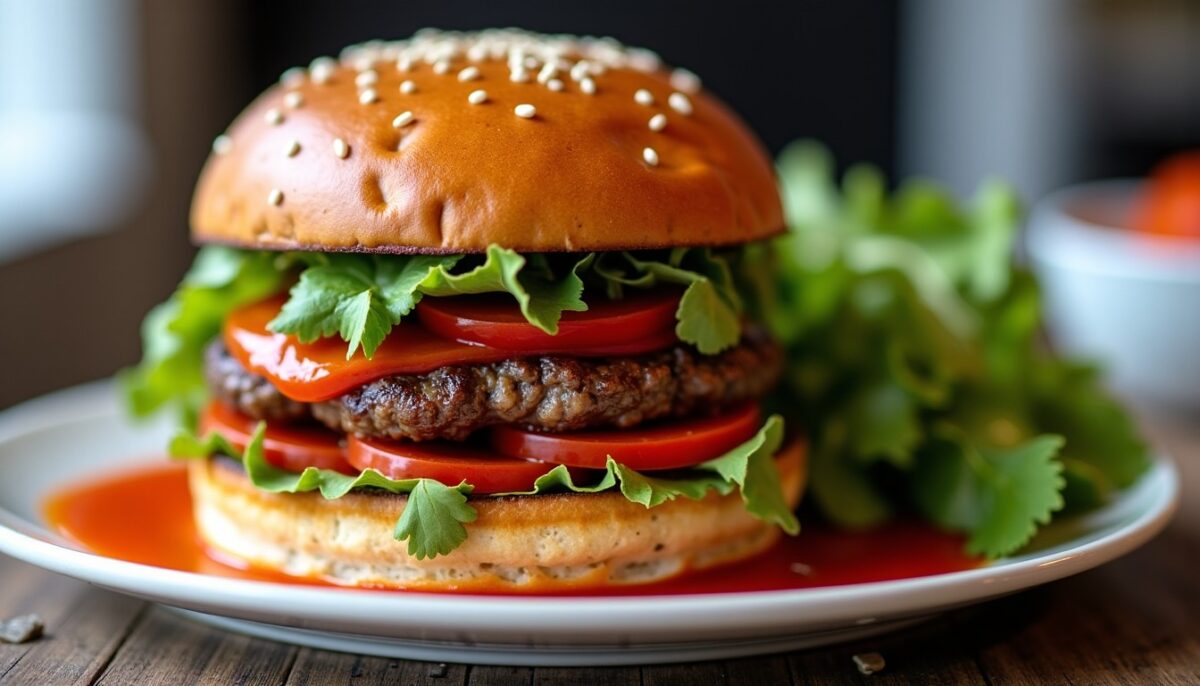 Burger gourmet : recette irrésistible de sauce au poivre épicée